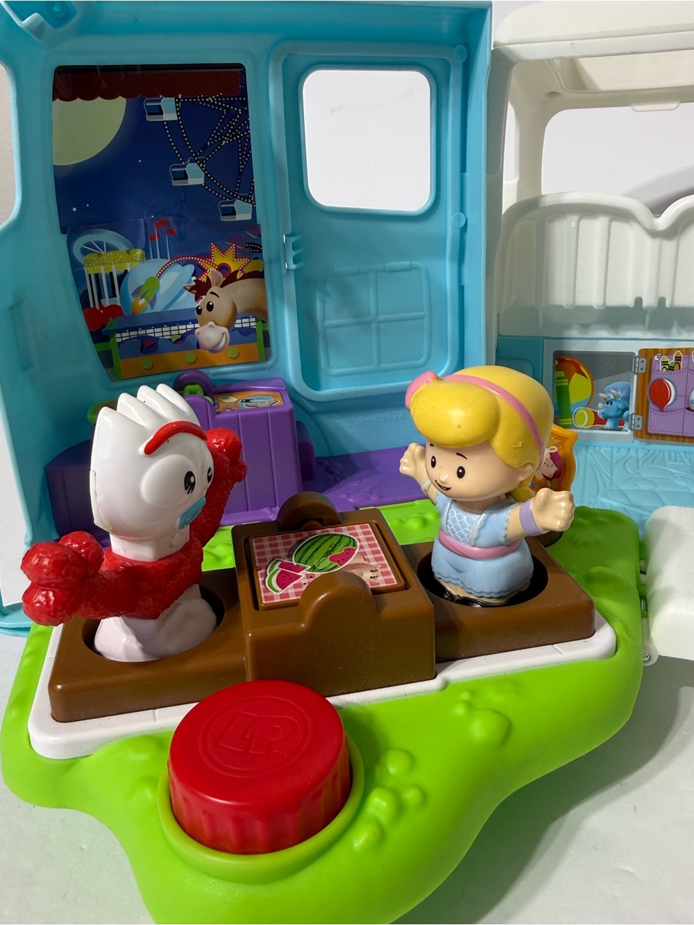Fisher Price Little People Disney Toy Story Camper Van Tricountry RV w/2 figures - Picture 14 of 16
